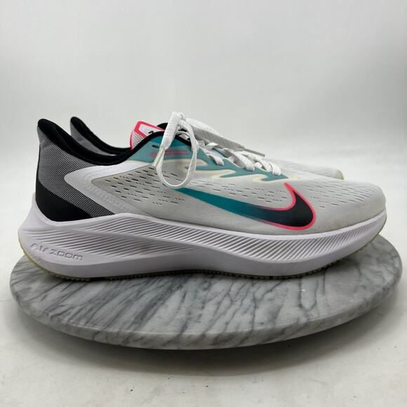 Nike Mens 11 Running Shoes Air Zoom Winflo 7 Lightweight Trainer CJ0291-100 - Picture 2 of 13